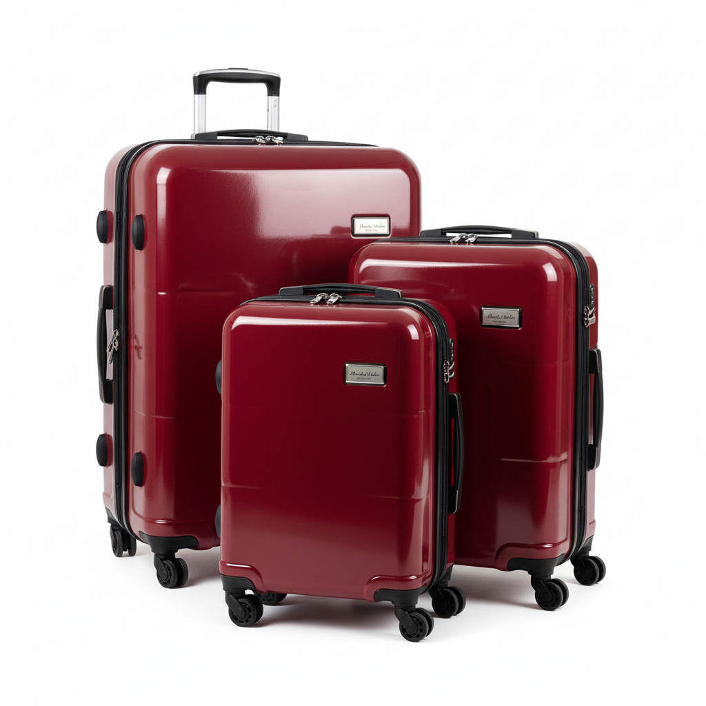 Kit 3 Malas de Viagem (P, M, G) com Trava TSA – Resistência, Segurança e Conforto